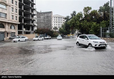 آبگرفتگی معابر در بندرعباس