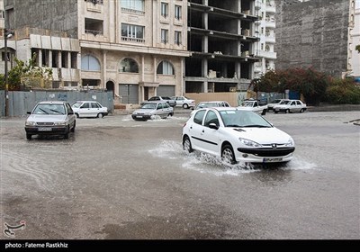 آبگرفتگی معابر در بندرعباس