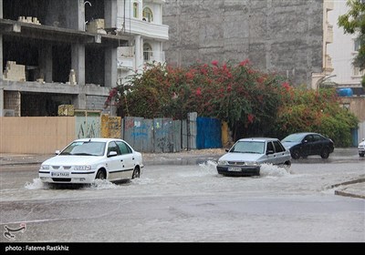 آبگرفتگی معابر در بندرعباس