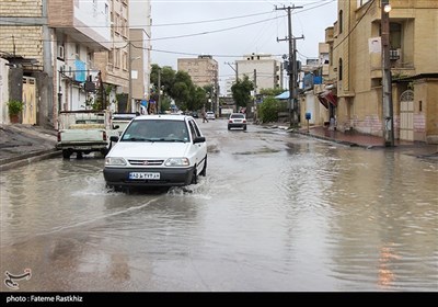 آبگرفتگی معابر در بندرعباس