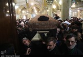تشییع پیکر مرحوم آیت‌الله رسولی محلاتی - قم