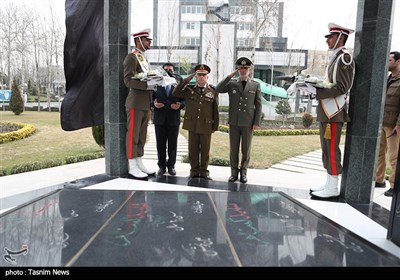 استقبال رسمی از وزیر دفاع سوریه توسط وزیر دفاع ایران