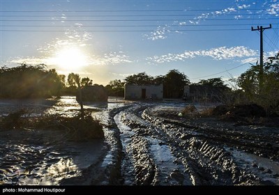 خسارات سیل در مناطق سیل زده سیستان و بلوچستان