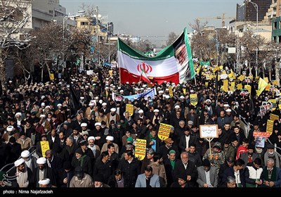 راهپیمایی مردم مشهد در حمایت از سرداران مقاومت 