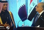 تاکید وزیران خارجه قطر و عراق بر تلاش برای برقراری آرامش در منطقه