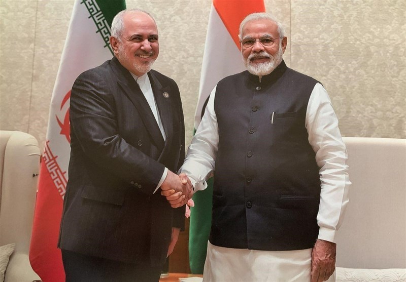 دیدار ظریف با نخست وزیر هند