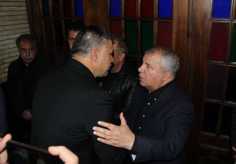 حضور بزرگان پرسپولیس در مراسم شب هفتم نادر باقری + تصاویر