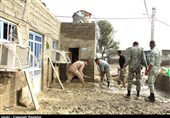 هرمزگان| 6 کمپ اسکان موقت برای سیلزدگان احداث شده است+ فیلم