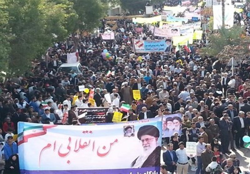برپایی راهپیمایی مردم دیار علویان در حمایت از سپاه مقتدر و نظام اسلامی
