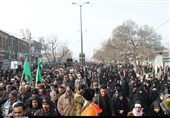 مراسم تشییع شهدای سانحه سقوط هواپیمای اوکراینی در همدان برگزار شد