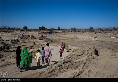 خسارت سیل در منطقه عورکیِ سیستان و بلوچستان