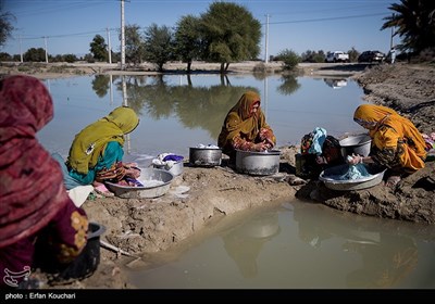 خسارت سیل در منطقه عورکیِ سیستان و بلوچستان