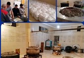 خدمترسانی موکب اربعین خراسان جنوبی در مناطق سیلزده سیستان و بلوچستان
