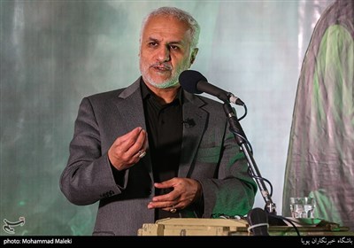 سخنرانی حسن عباسی در یادواره شهدای عملیات کربلای 5 و بزرگداشت سپهبد شهید قاسم سلیمانی
