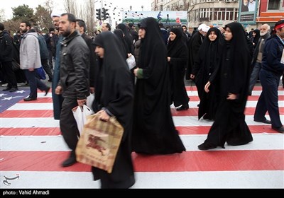 مصلی تهران قبل از برگزاری نماز جمعه