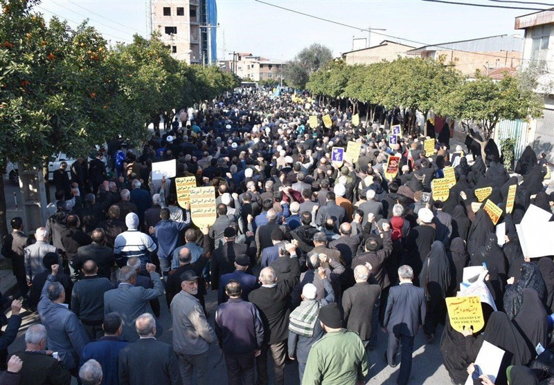 راهپیمایی پرشور مردم گلستان در حمایت از اقتدار جمهوری اسلامی ایران در برابر آمریکای جنایتکار+تصاویر