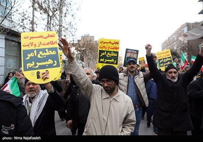 راهپیمایی حمایت از اقتدار نظام در مشهد