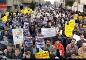 سمنانیها امروز دوباره «مرگ بر آمریکا» را فریاد کشیدند + فیلم