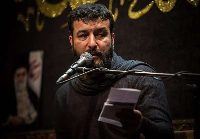 سیدامیر حسینی در میان روضه یادی از شهید صدرزاده می‌کند + فیلم