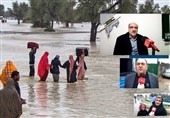 «آتش به اختیار» مردم گیلان در کمک به «سیلزدگان سیستان و بلوچستان» + فیلم