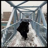 بارش برف زمستانی در تهران