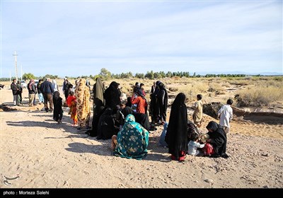 عنوان خسارت سيل در روستای چاه الوند - سیستان وبلوچستان 