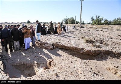 خسارت سيل در روستای چاه الوند - سیستان وبلوچستان 