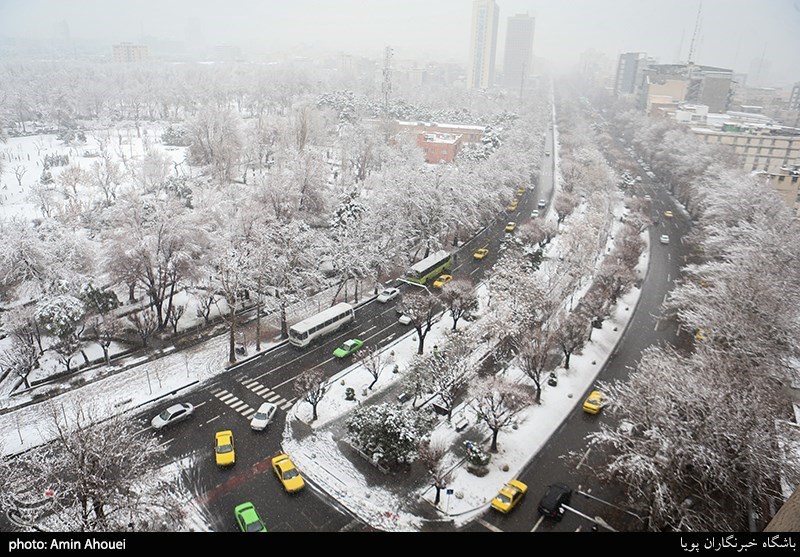 جاده‌های 5 استان شاهد بارش برف است