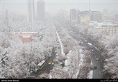 بارش برف در جاده های 19 استان