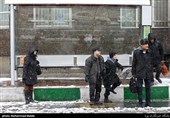 بارش برف زمستانی در تهران