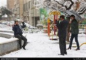 بارش برف زمستانی در تهران