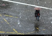 بارش برف زمستانی در تهران
