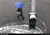 بارش برف زمستانی در تهران