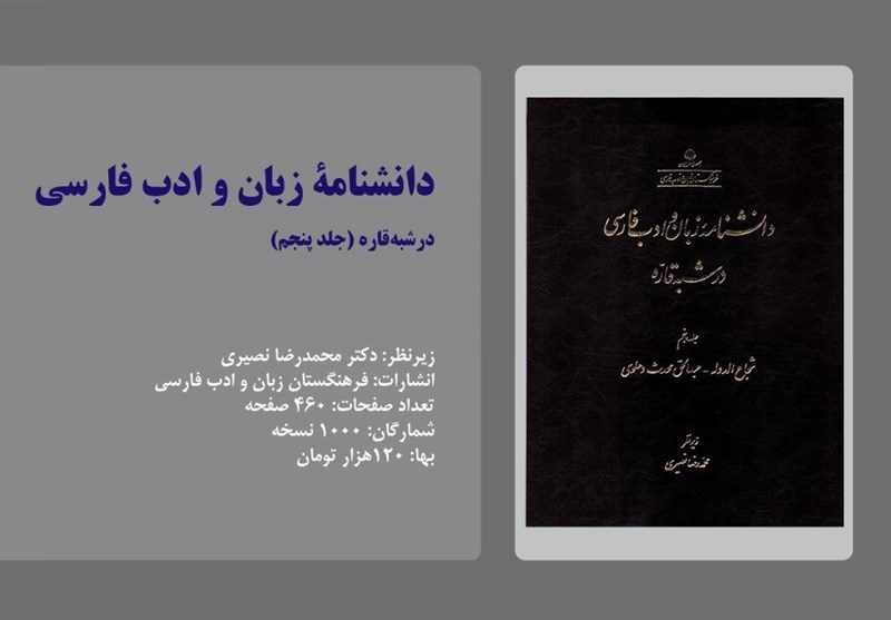انتشار پنجمین جلد از دانشنامه زبان و ادب فارسی در شبه‌قاره