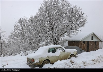 بارش برف در ییلاقات اشکورات گیلان 