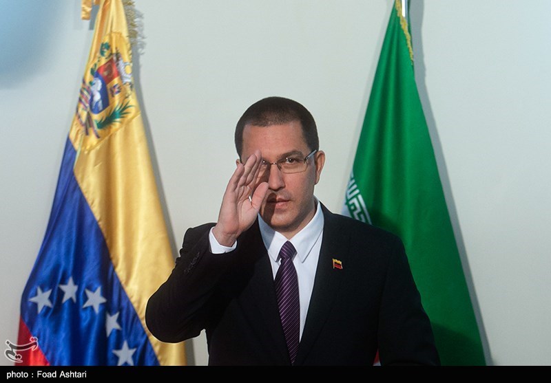 نشست خبری خوخه آرئاسا وزیر امور خارجه ونزوئلا