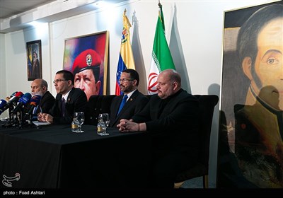 نشست خبری خوخه آرئاسا وزیر امور خارجه ونزوئلا
