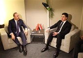 دیدار چاووش اوغلو با رئیس جمهور آذربایجان و رئیس اقلیم کردستان در داووس