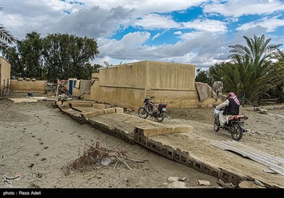 مناطق سیل زده دشتیاری چابهار