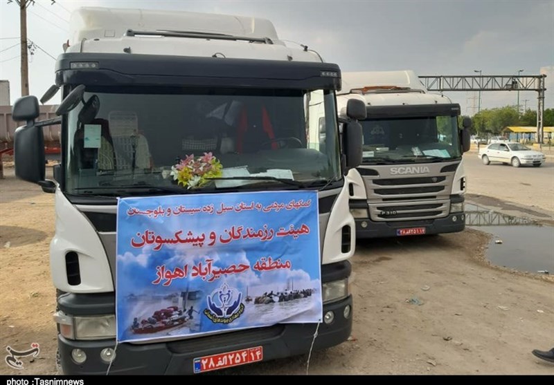 رزمندگان دیروز، جهادگران امروز؛ کمک‌های مردمی خوزستان به سیستان‌وبلوچستان ارسال شد