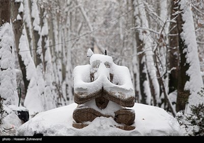 Winter Snow Covers Iranian Capital