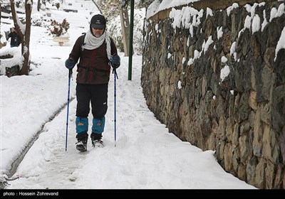 Winter Snow Covers Iranian Capital