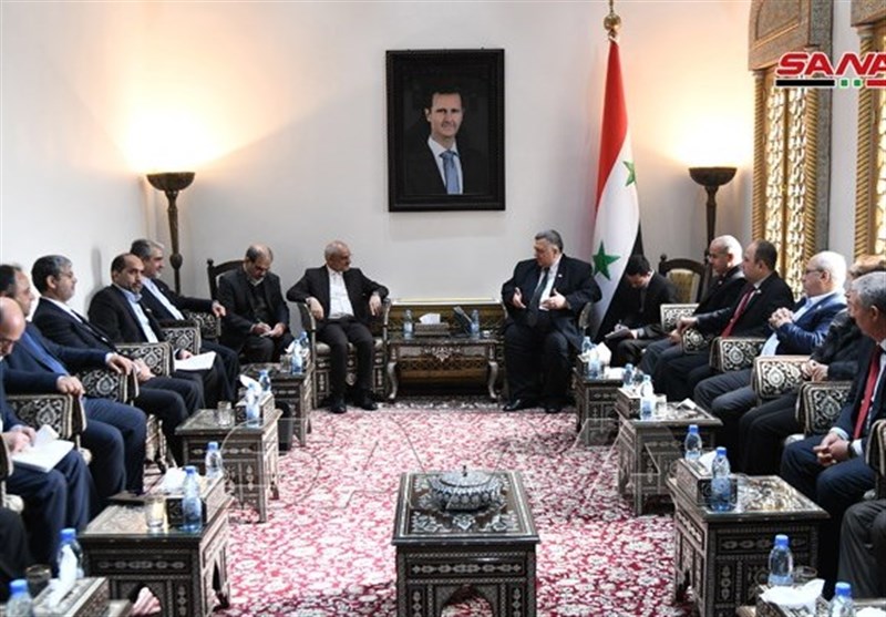 رئیس مجلس الشعب السوری یصف العلاقات القائمة بین بلاده وایران بالتاریخیة والمتجذرة