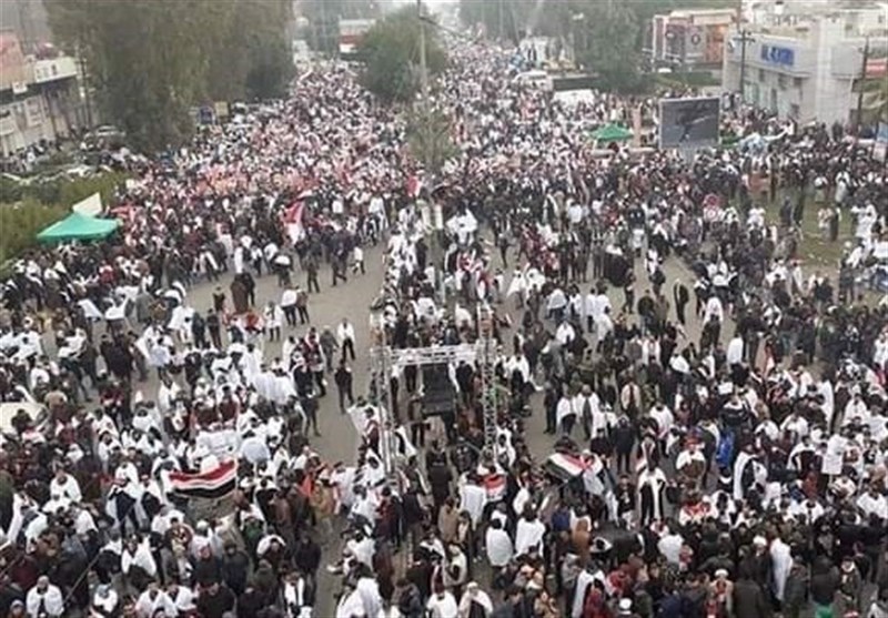 عراق؛ بغداد سمیت مختلف شہروں میں امریکا کے خلاف مظاہرے+ تصاویر ویڈیو