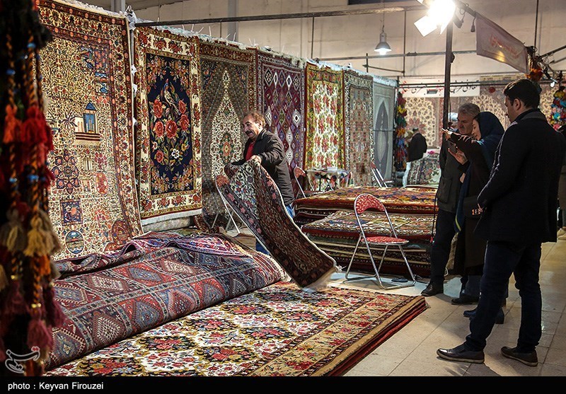 نمایشگاه فرش و تابلوفرش دستباف در سنندج به روایت تصویر