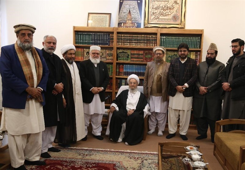 ملی یکجہتی کونسل کے وفد کی حضرت آیۃ العظمیٰ الحاج ناصر مکارم شیرازی سے ملاقات