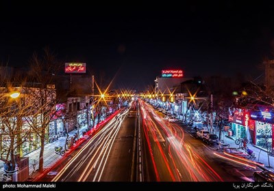 خیابان هلال احمر منتهی به میدان رازی