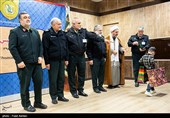 تقدیر از خانواده شهدا و جانبازان پلیس مبارزه با مواد مخدر 