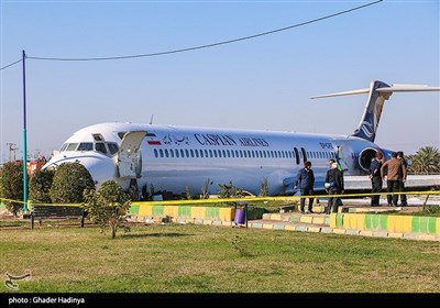 خروج هواپیمای مسافربری تهران - ماهشهر از باند فرودگاه