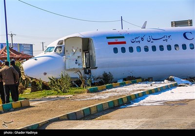 خروج هواپیمای مسافربری تهران - ماهشهر از باند فرودگاه